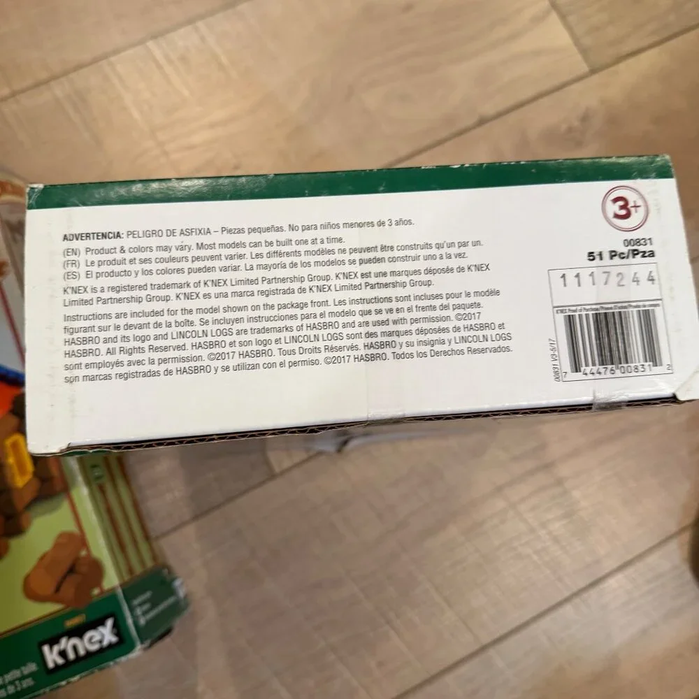 The Original Lincoln Logs Building Set Empty Boxes